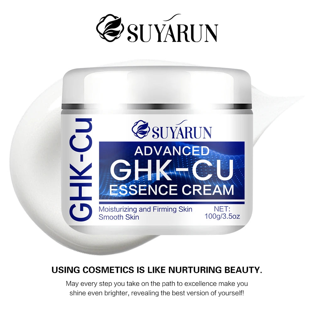 GHK-CU Cream - Anti-aging facial moisturizer, firming and moisturizing for all skin types, suitable for men and women.
